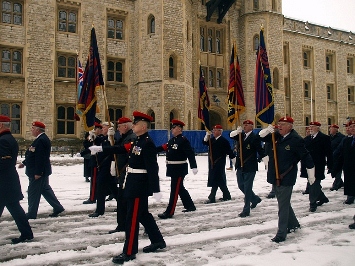 RMPA London parade group marching up